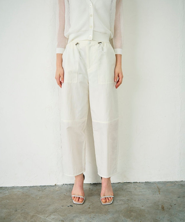 GRACE CONTINENTAL ライトイージーパンツ ホワイト