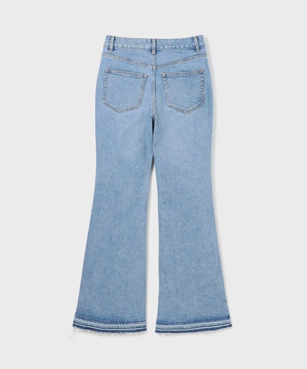 GRACE CONTINENTAL フレアデニムパンツ サックス