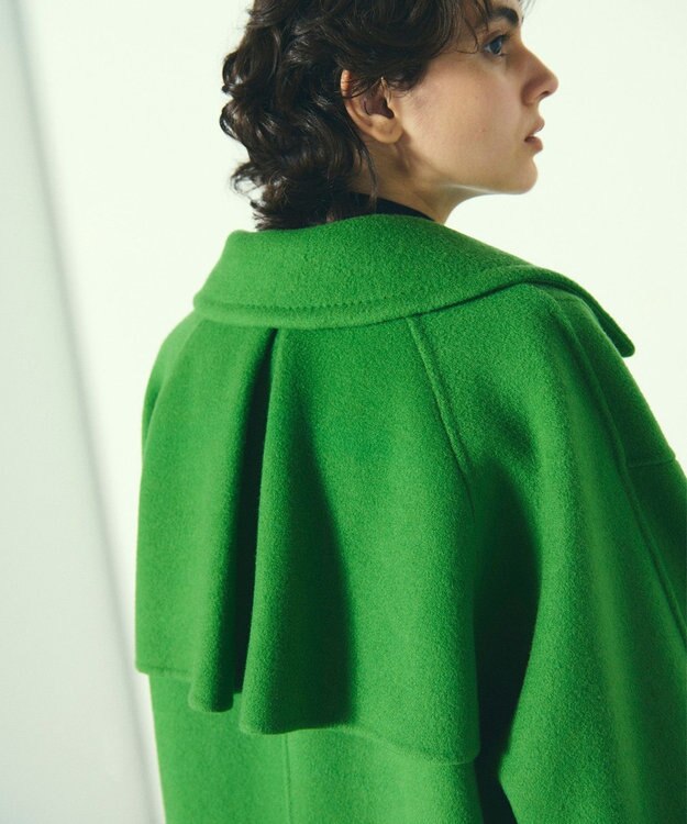 GRACE CONTINENTAL リバーコート グリーン