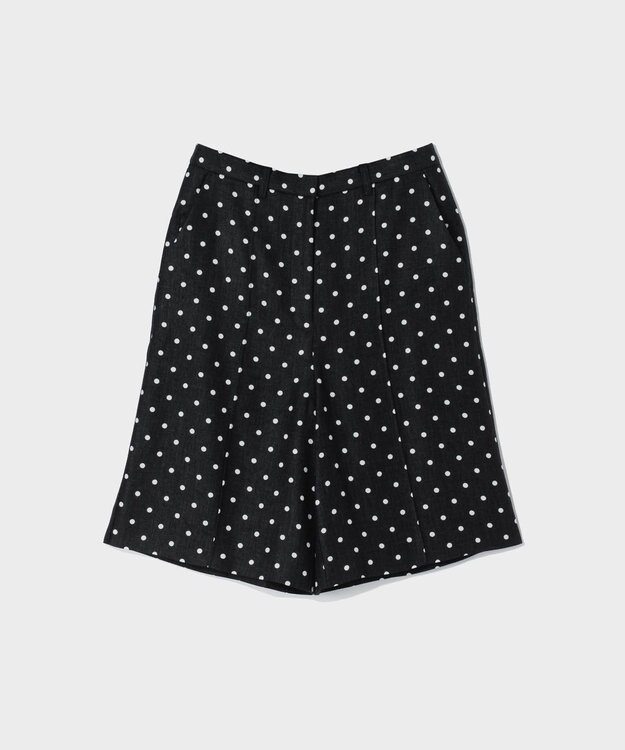 GRACE CONTINENTAL ドットハーフパンツ ブラック