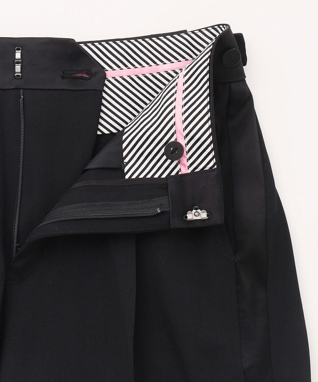 GRACE CONTINENTAL タキシードワイドパンツ ブラック