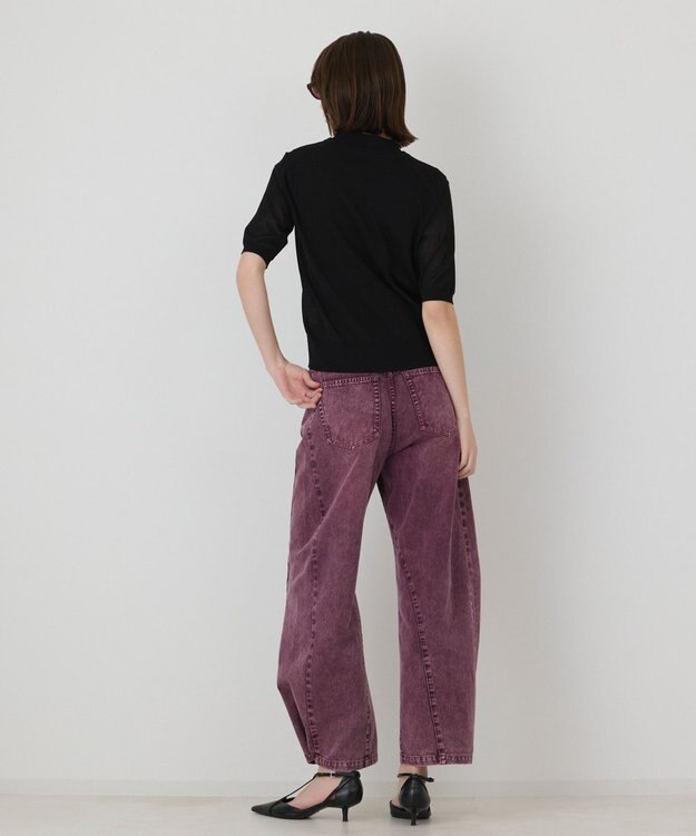 GRACE CONTINENTAL ハーフスリーブニットカーディガン ブラック