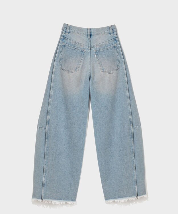 GRACE CONTINENTAL カーヴィデニムパンツ サックス