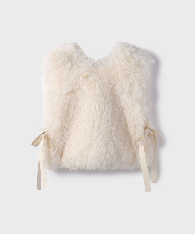 GRACE CONTINENTAL ショ－トファ－ジレ キナリ