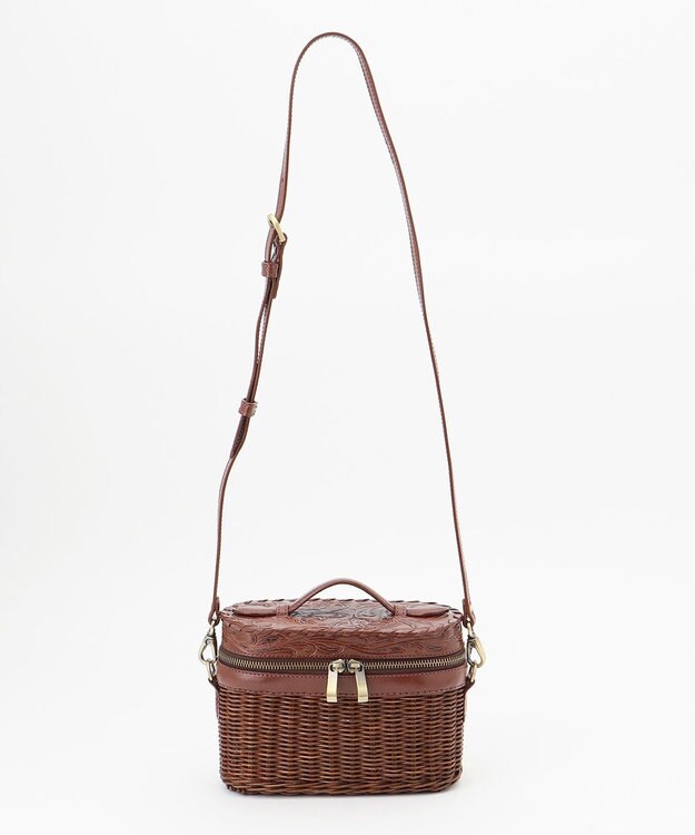 GRACE CONTINENTAL BasketVCbag ダークブラウン