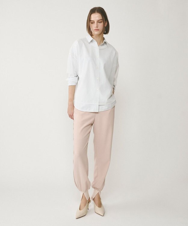 GRACE CONTINENTAL テーパーイージーパンツ ピンク