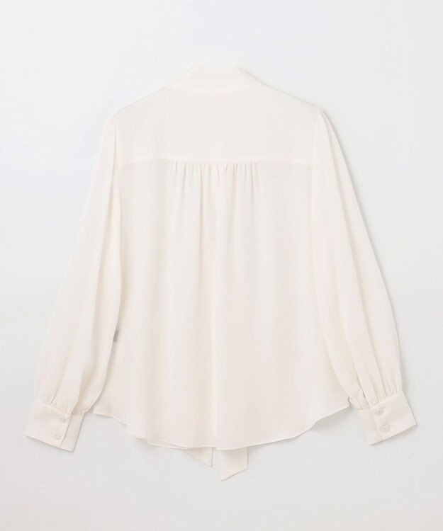 GRACE CONTINENTAL シルクボウタイブラウス ホワイト