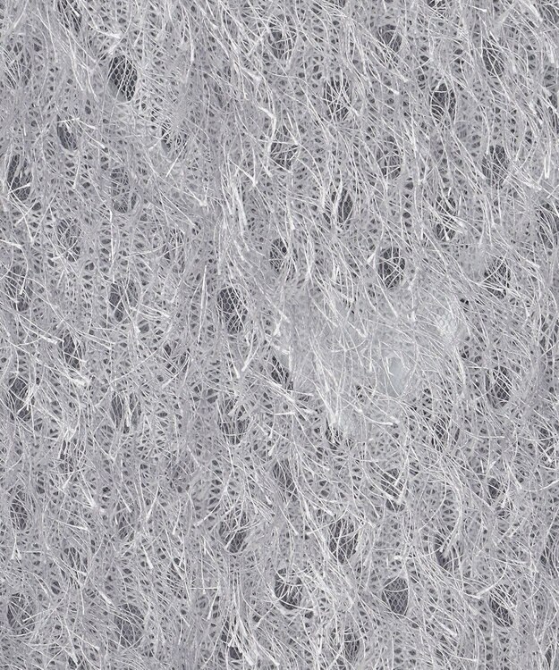 GRACE CONTINENTAL ラメフリンジカットトップ グレー