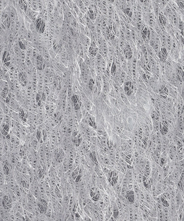 GRACE CONTINENTAL ラメフリンジカットトップ グレー