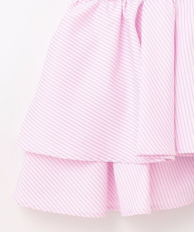 GRACE CONTINENTAL ヘムフリルノースリーブ ピンク