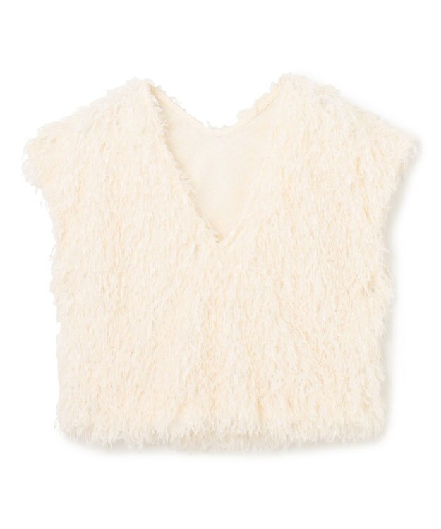 GRACE CONTINENTAL フェザーカットトップ ホワイト