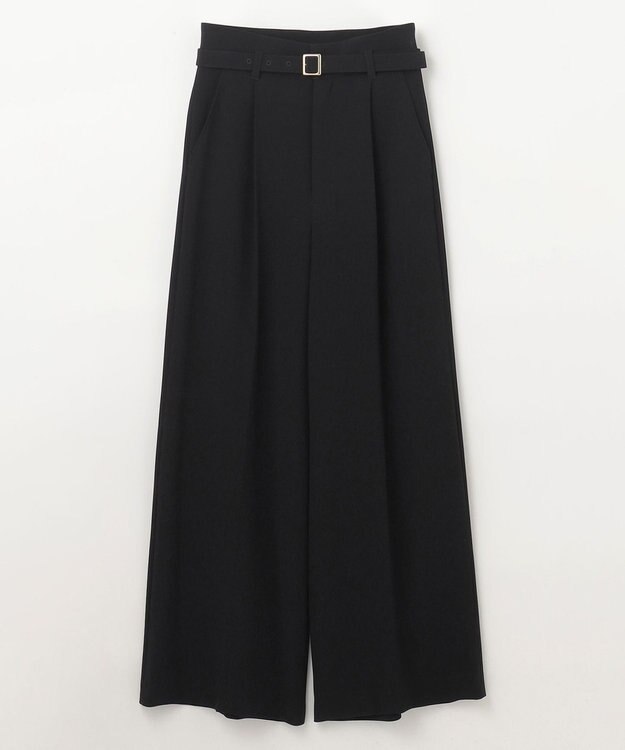 GRACE CONTINENTAL ハイウエストパンツ ブラック