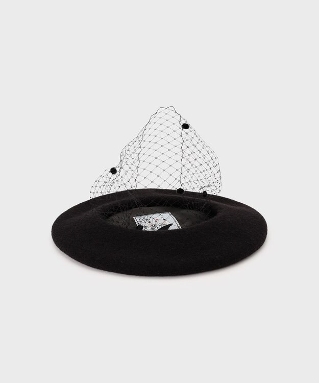 GRACE CONTINENTAL Le Beret Francaisベレー帽 ブラック