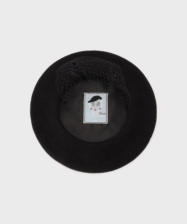 GRACE CONTINENTAL Le Beret Francaisベレー帽 ブラック