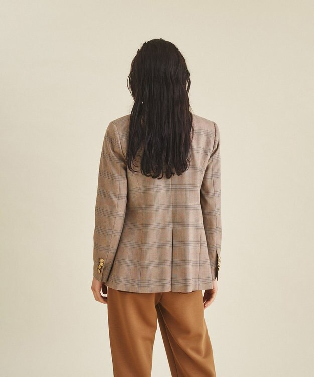 【美品】グレースコンチネンタル　グレンチェックダブルジャケット チェックダブルジャケット / GRACE CONTINENTAL | GRACE