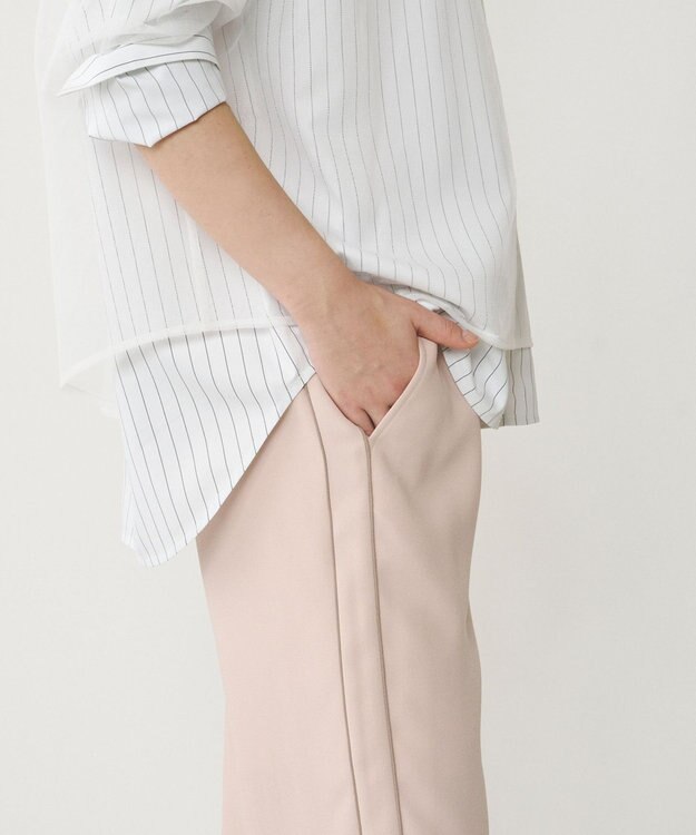 GRACE CONTINENTAL テーパーイージーパンツ ピンク