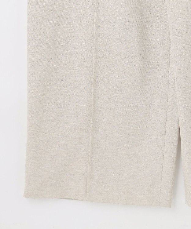 GRACE CONTINENTAL 麻調ベルトサロペット ベージュ