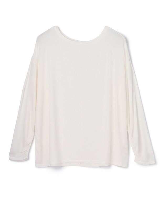 GRACE CONTINENTAL ロゴ刺繍カットトップ ホワイト