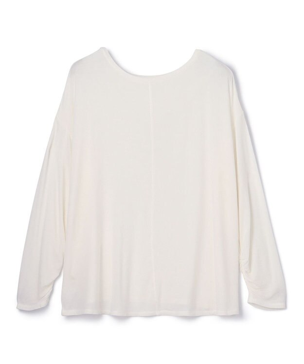 GRACE CONTINENTAL ロゴ刺繍カットトップ ホワイト