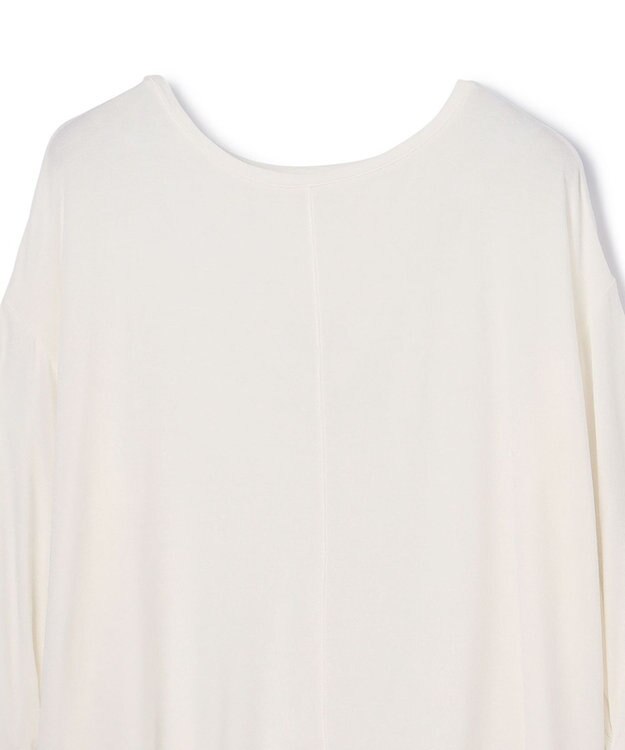 GRACE CONTINENTAL ロゴ刺繍カットトップ ホワイト