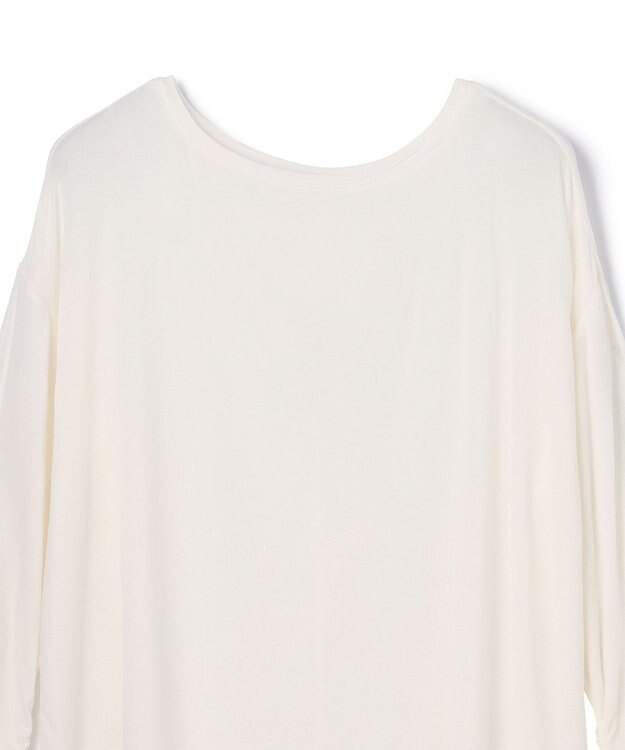 GRACE CONTINENTAL ロゴ刺繍カットトップ ホワイト