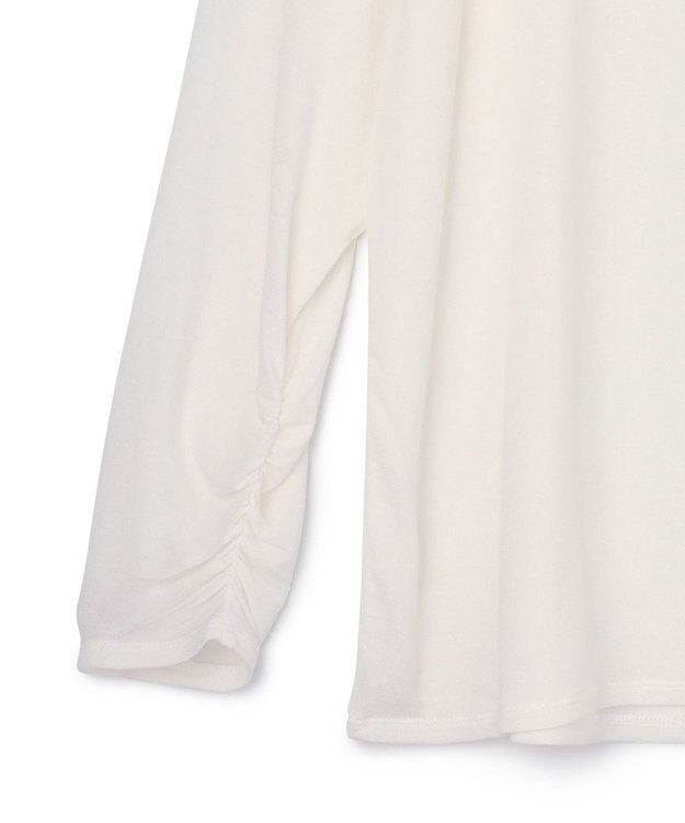 GRACE CONTINENTAL ロゴ刺繍カットトップ ホワイト