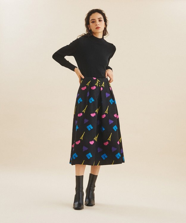 GRACE CONTINENTAL41,800円パリジャガードAラインスカート パリジャガードAラインスカート / GRACE CONTINENTAL | GRACE