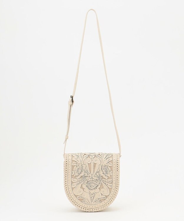 GRACE CONTINENTAL Half moon bag キナリ