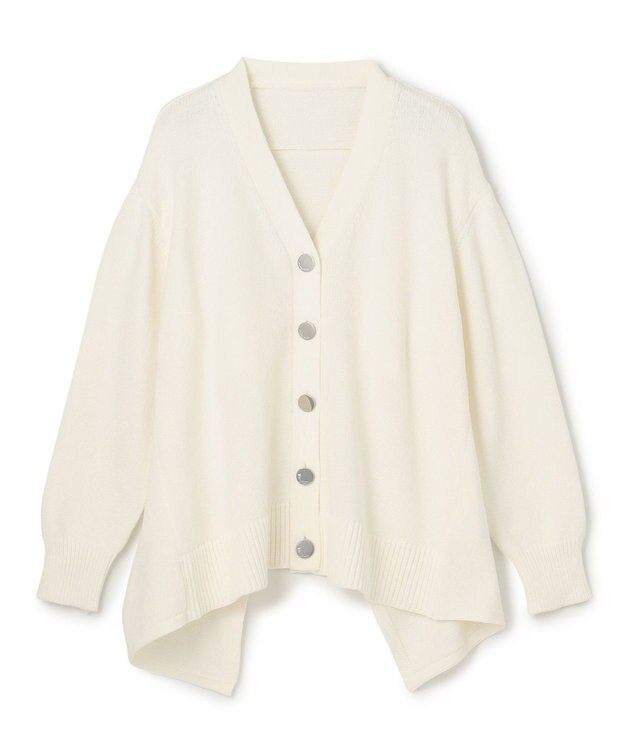 GRACE CONTINENTAL リリヤーンルーズカーディガン ホワイト