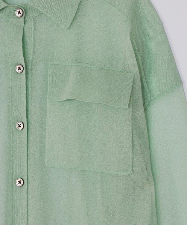 GRACE CONTINENTAL カバーオールシアージャケット ミント