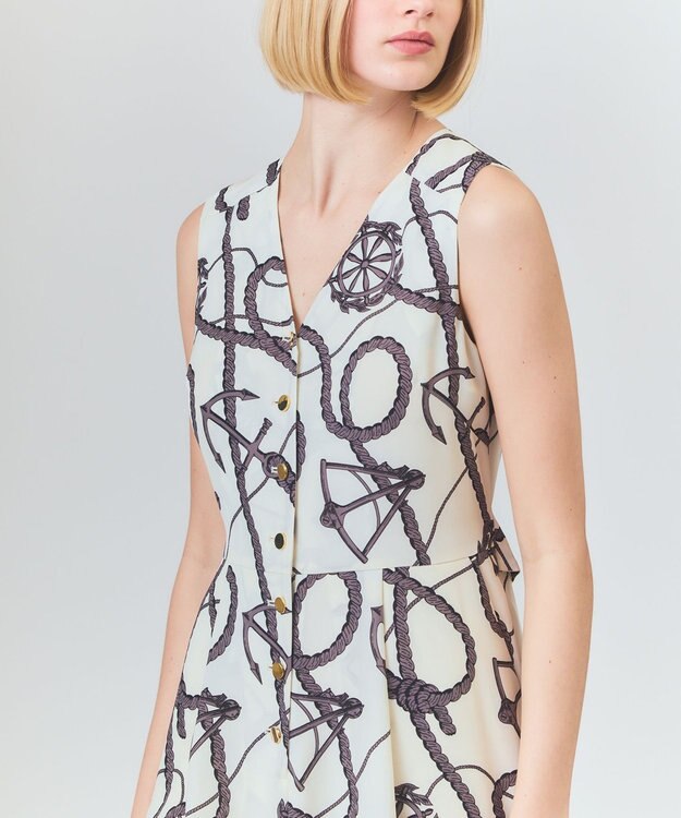 GRACE CONTINENTAL プリントオールインワン キナリ