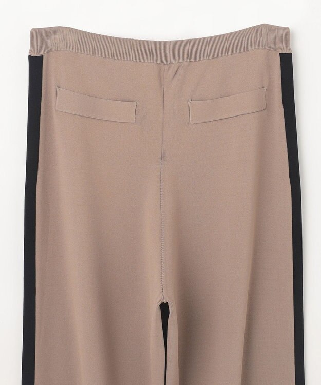 GRACE CONTINENTAL バイカラーニットパンツ ベージュ