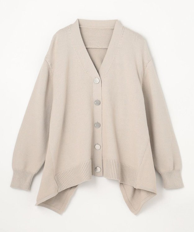 GRACE CONTINENTAL リリヤーンルーズカーディガン グレー