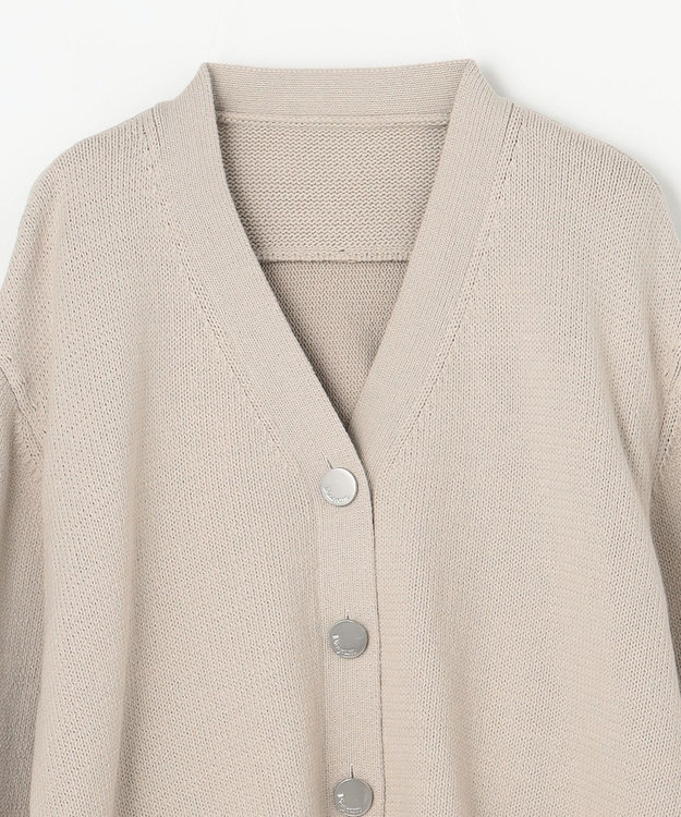 GRACE CONTINENTAL リリヤーンルーズカーディガン グレー