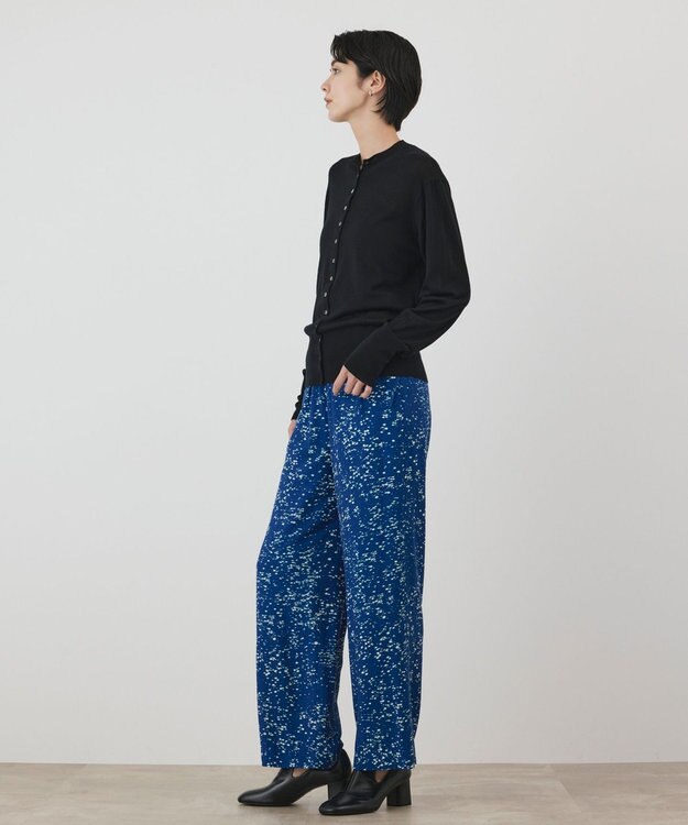 GRACE CONTINENTAL ウールシルクニットカーディガン ブラック