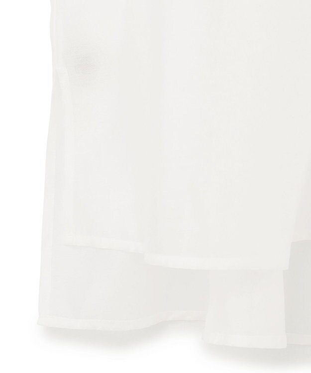 GRACE CONTINENTAL ギャザーシャツ ホワイト