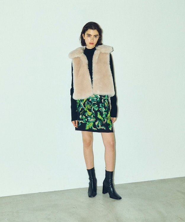 ウールボアベスト / GRACE CONTINENTAL | GRACE CONTINENTAL