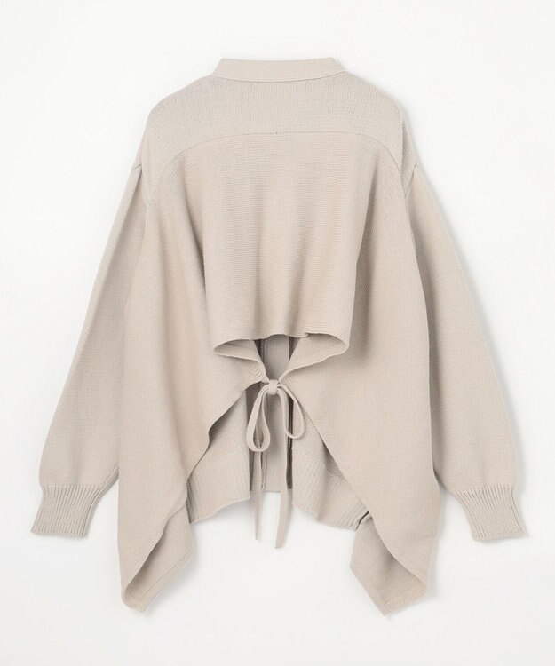 GRACE CONTINENTAL リリヤーンルーズカーディガン グレー