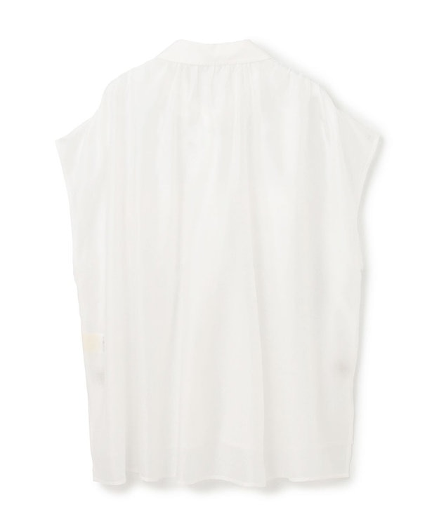 GRACE CONTINENTAL ギャザーシャツ ホワイト