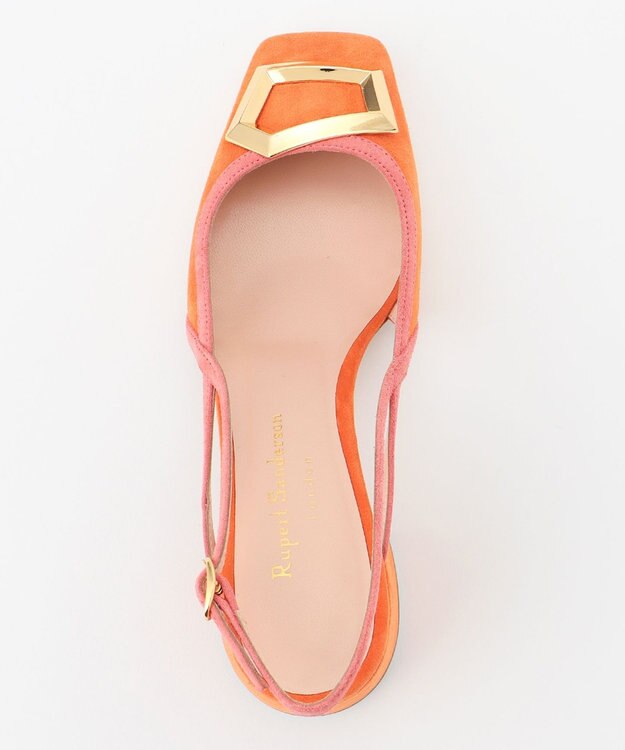 GRACE CONTINENTAL Rupert Sanderson バックルミュール オレンジ