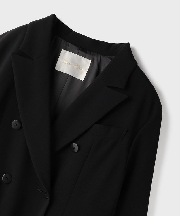 GRACE CONTINENTAL オーバーサイズテーラーコート ブラック