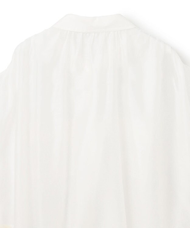 GRACE CONTINENTAL ギャザーシャツ ホワイト