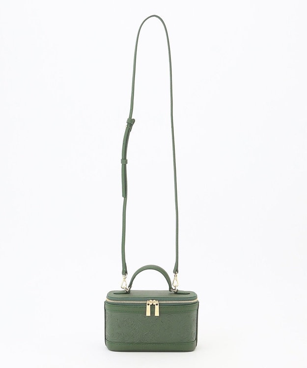 GRACE CONTINENTAL Mini EmbossVCBag グリーン