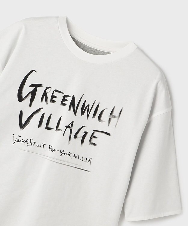 GRACE CONTINENTAL レイヤードロゴＴシャツ ホワイト