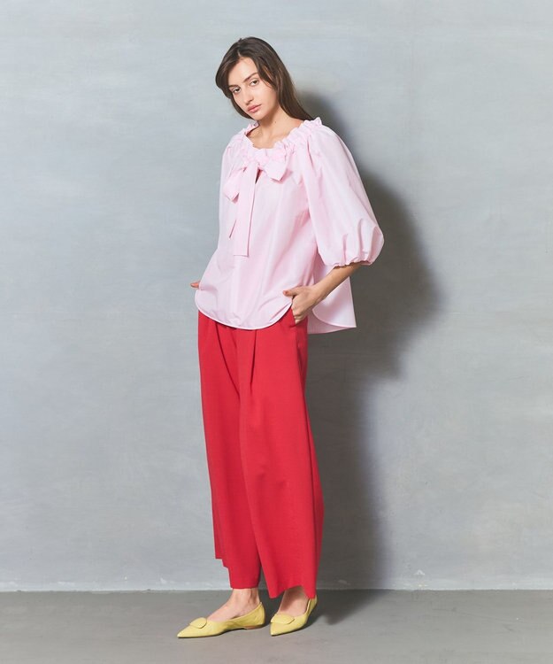 GRACE CONTINENTAL 【オンラインストア・会場限定】ボリュームスリーブトップ ピンク
