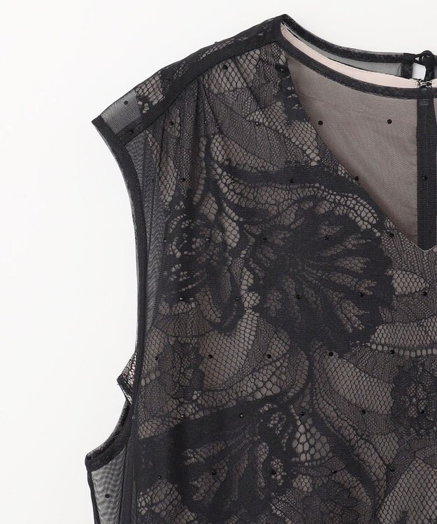 GRACE CONTINENTAL レイヤードレースタイドレスワンピース レイヤードレースドレス / GRACE CONTINENTAL | GRACE