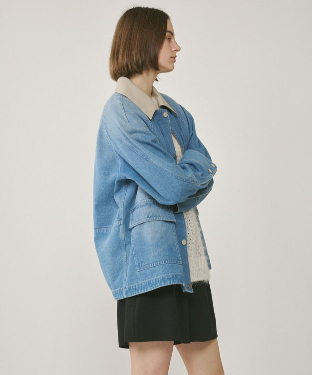 GRACE CONTINENTAL カバーオールジャケット インディゴ