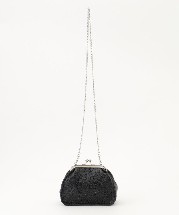 GRACE CONTINENTAL Metal clasp bag ブラック