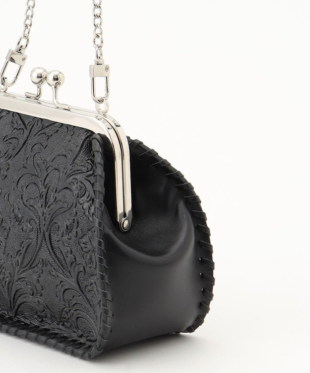 GRACE CONTINENTAL Metal clasp bag ブラック
