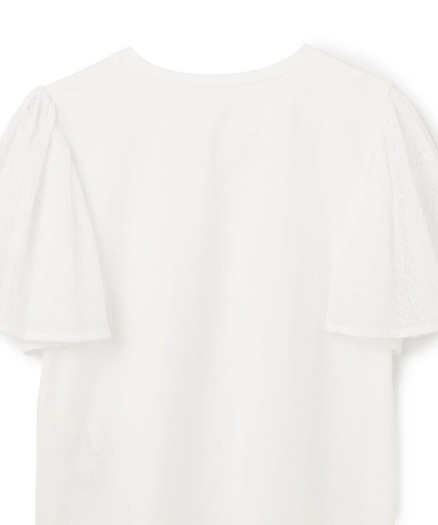 GRACE CONTINENTAL レースロゴTシャツ ホワイト